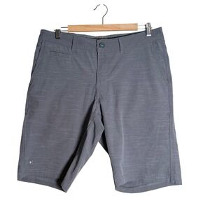 Linksoul Boardwalker Hybrid Golf Shorts Mens 32 Grey LS670 Stretch Quick Dry